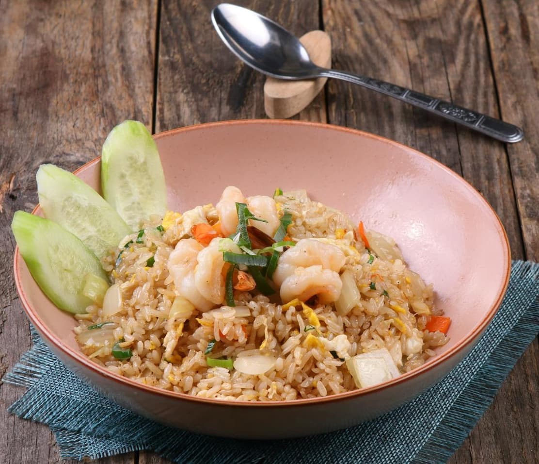 Rere's Fried Rice & Prawns